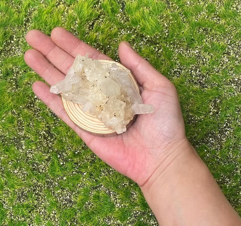 天然原礦能量白水晶簇 療癒 開運 消磁手鍊 快速出貨 入厝禮物