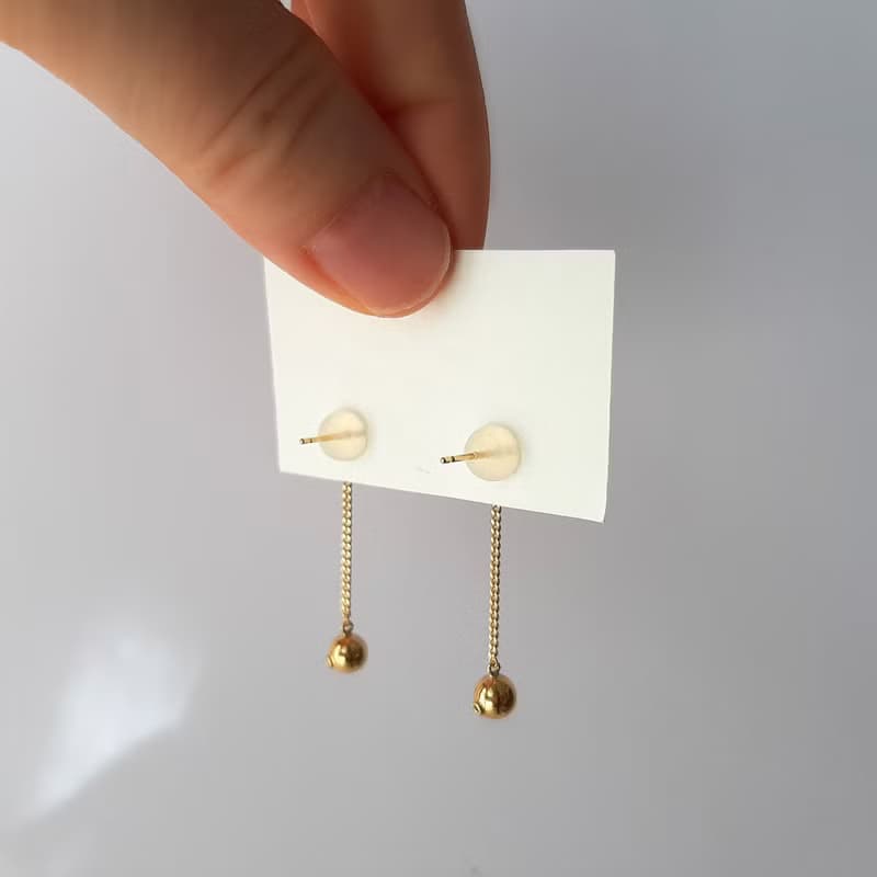 K18 デザインピアス グレー あこや真珠 パールピアス あこやパール 日本の真珠 pearl earrings 珍珠耳環 珍珠耳环 진주귀걸이
