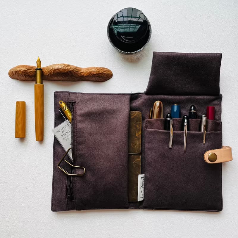 Kyokuhaku 4入筆袋-窗花