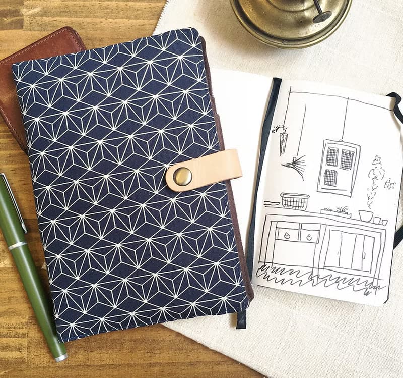 Kyokuhaku 4入筆袋-窗花