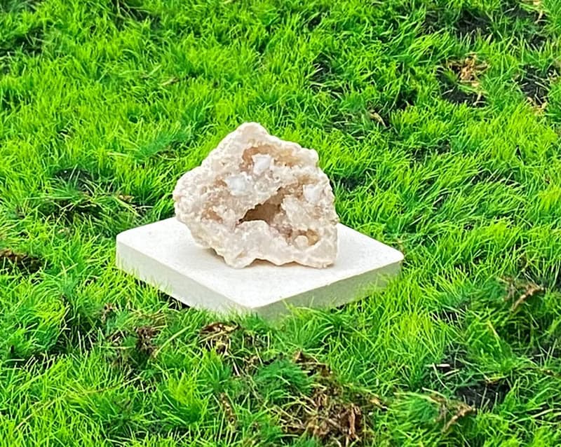 能量招財瑪瑙小白晶洞 療癒 開運 淨化 原礦  快速出貨