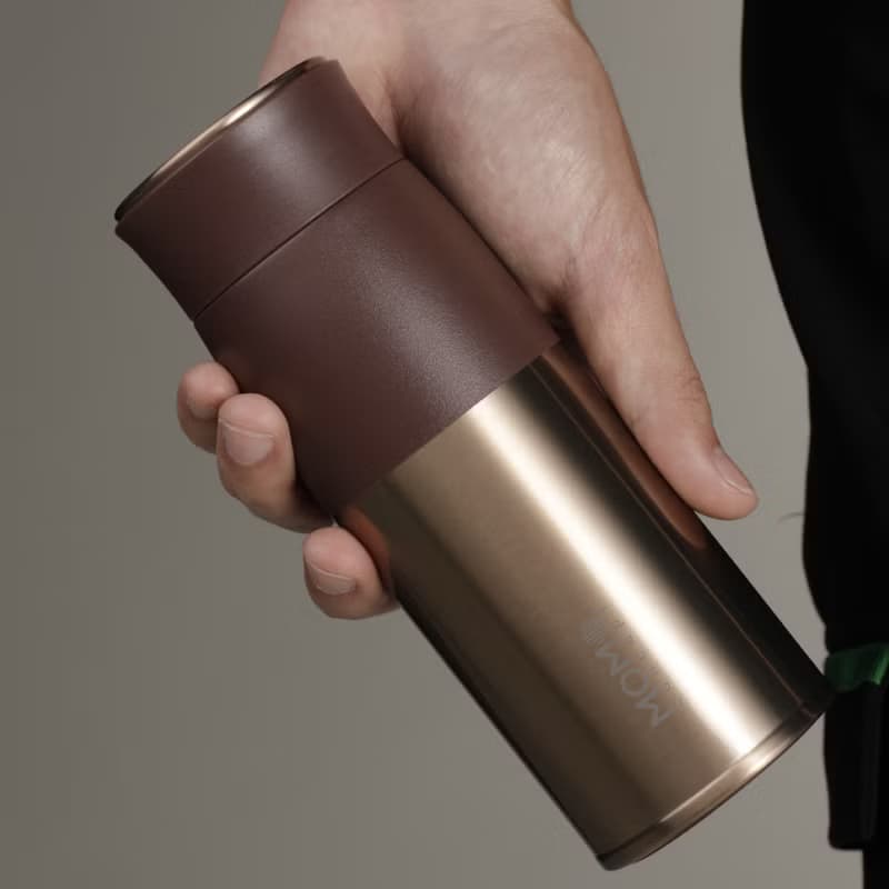 日本 MOMOCONCEPT Lupinus 保溫杯 玫瑰金瓶身 400ml 5 色可選