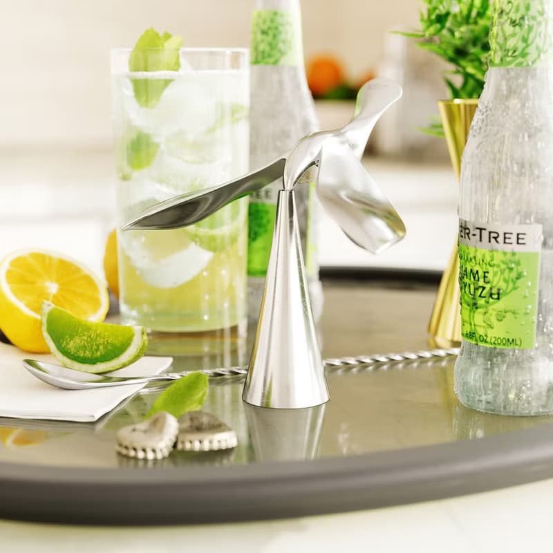 【Umbra】Tipsy平衡鳥開瓶器(亮銀) | 碗盤收納