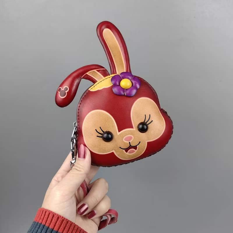 真皮可愛小錢包 零錢包 女生隨身包