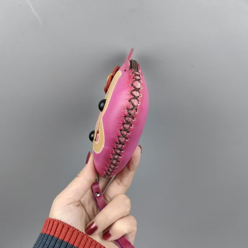 真皮可愛小錢包 零錢包 女生隨身包