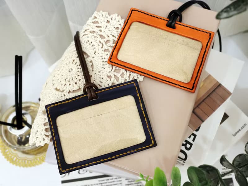 【材料包】手作皮件/安德烈橫式證件套/內附教學影片/新手友善