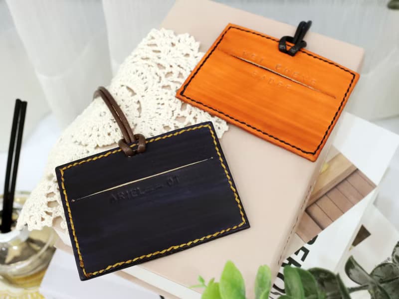 【材料包】手作皮件/安德烈橫式證件套/內附教學影片/新手友善