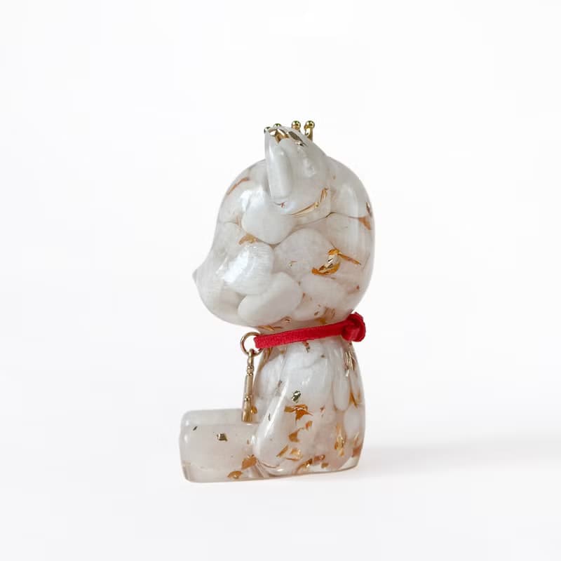 【快速出貨】新春水晶熊禮盒 紅虎眼 月光石 | 新年禮物 賀禮
