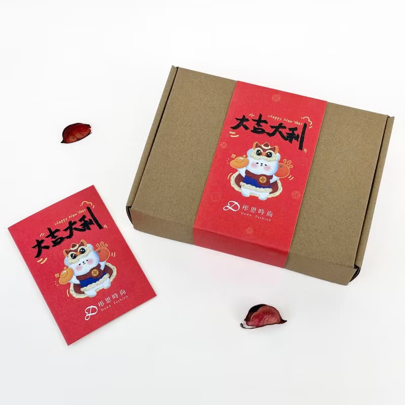 【快速出貨】新春水晶熊禮盒 紅虎眼 月光石 | 新年禮物 賀禮