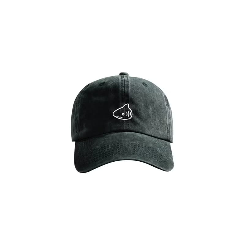 WHITE SHARK EMBROIDERY HAT / 大白鯊刺繡Cap帽 5色洗水