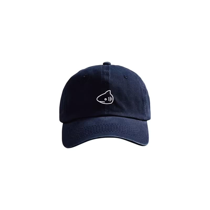 WHITE SHARK EMBROIDERY HAT / 大白鯊刺繡Cap帽 5色洗水