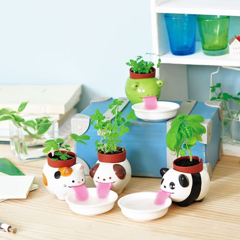 Peropon 吐舌動物自動吸水種植組