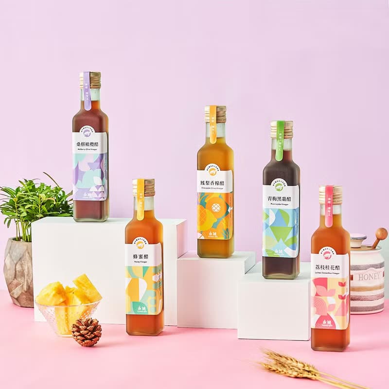【永禎】鳳梨香檬醋250ml 水果醋 健康果醋 2年釀造 天然發酵