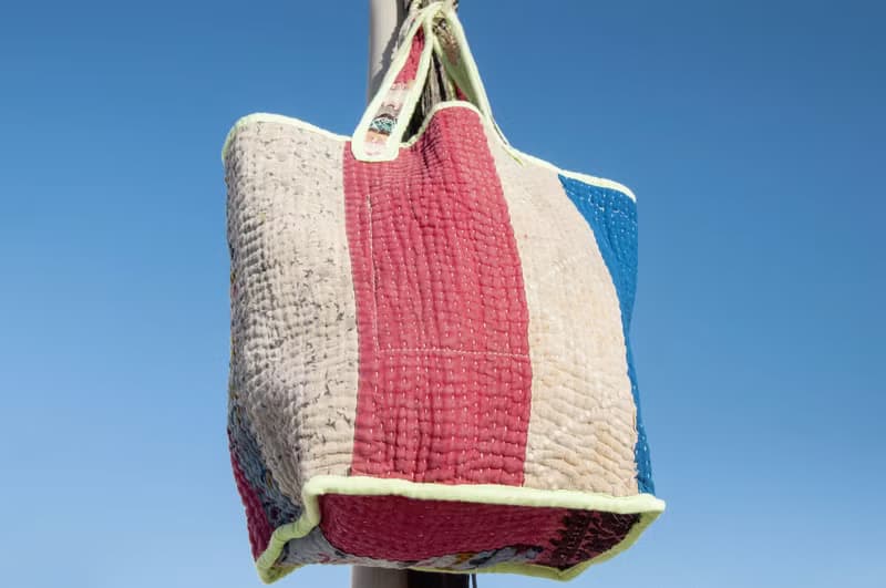 紗麗布手拿包 古布手提包 手工刺繡小物袋 手工縫紗麗便當袋-法國