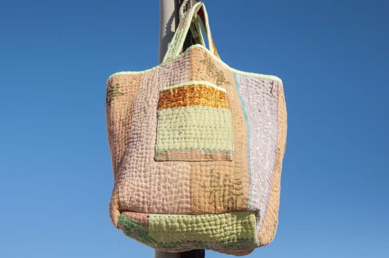 紗麗布手拿包 古布手提包 手工刺繡小物袋 手工縫紗麗便當袋-法國