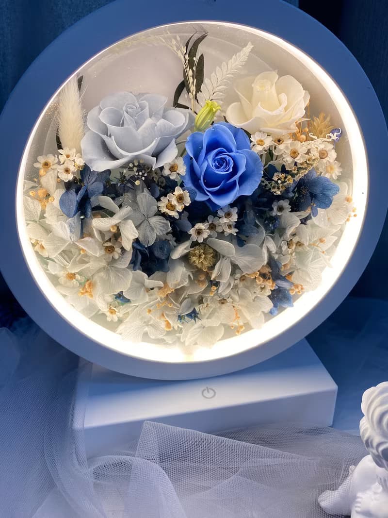 舒心湛藍花園 藍芽音響/桌燈/無線充電 二合一/三合一功能選擇