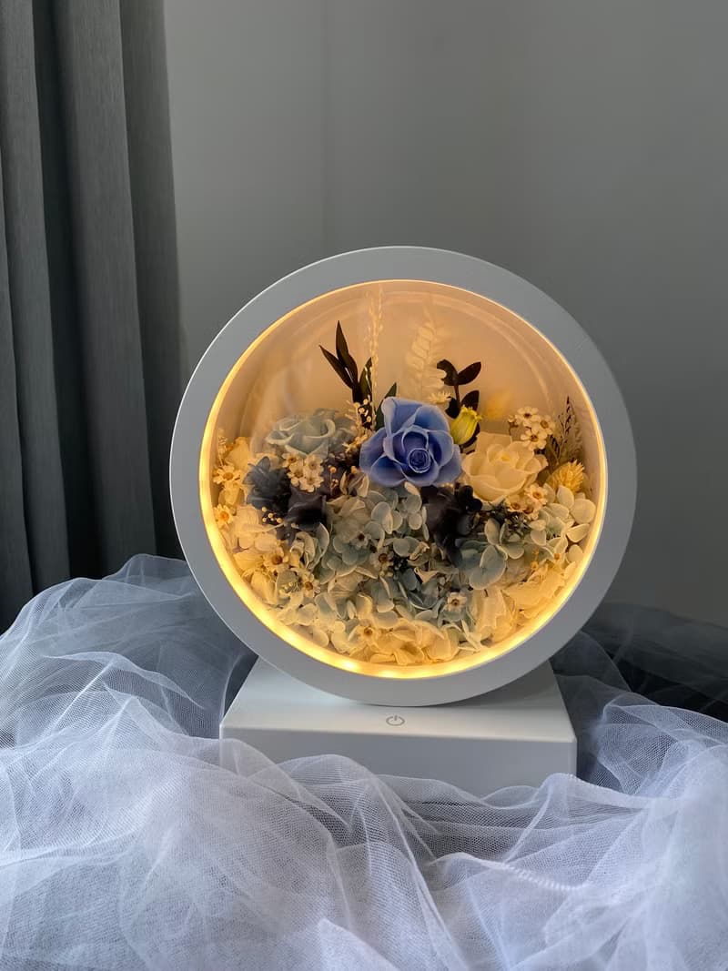 舒心湛藍花園 藍芽音響/桌燈/無線充電 二合一/三合一功能選擇