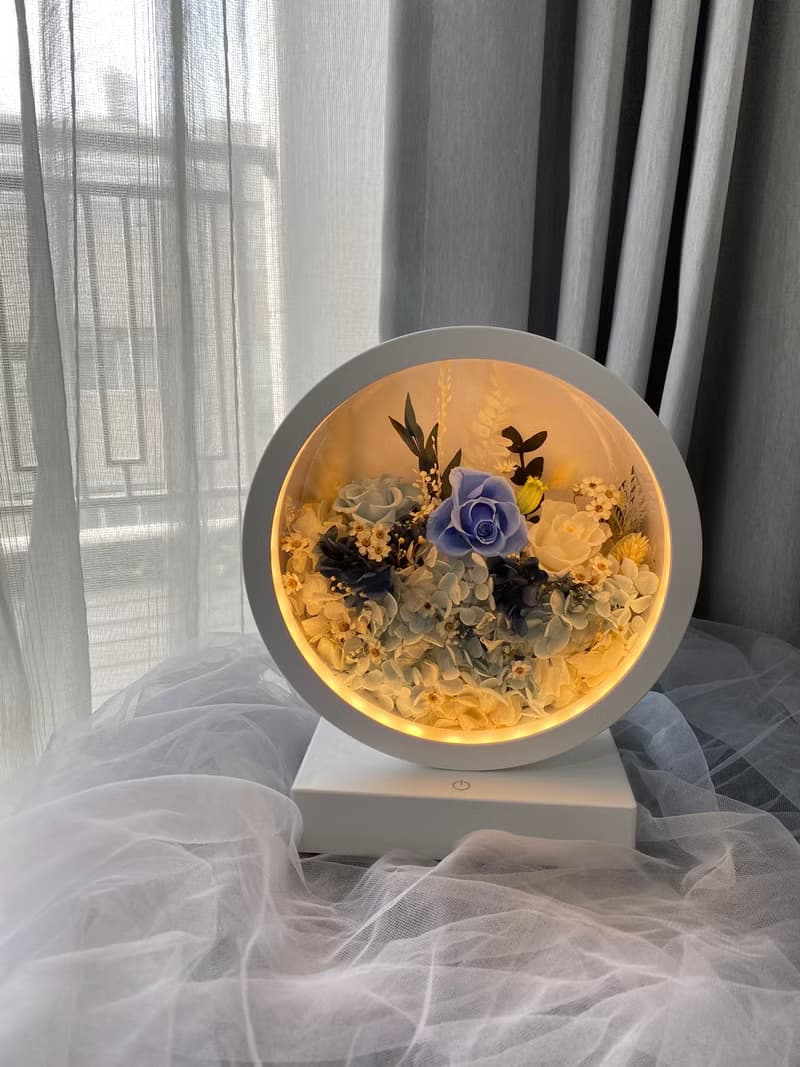 舒心湛藍花園 藍芽音響/桌燈/無線充電 二合一/三合一功能選擇