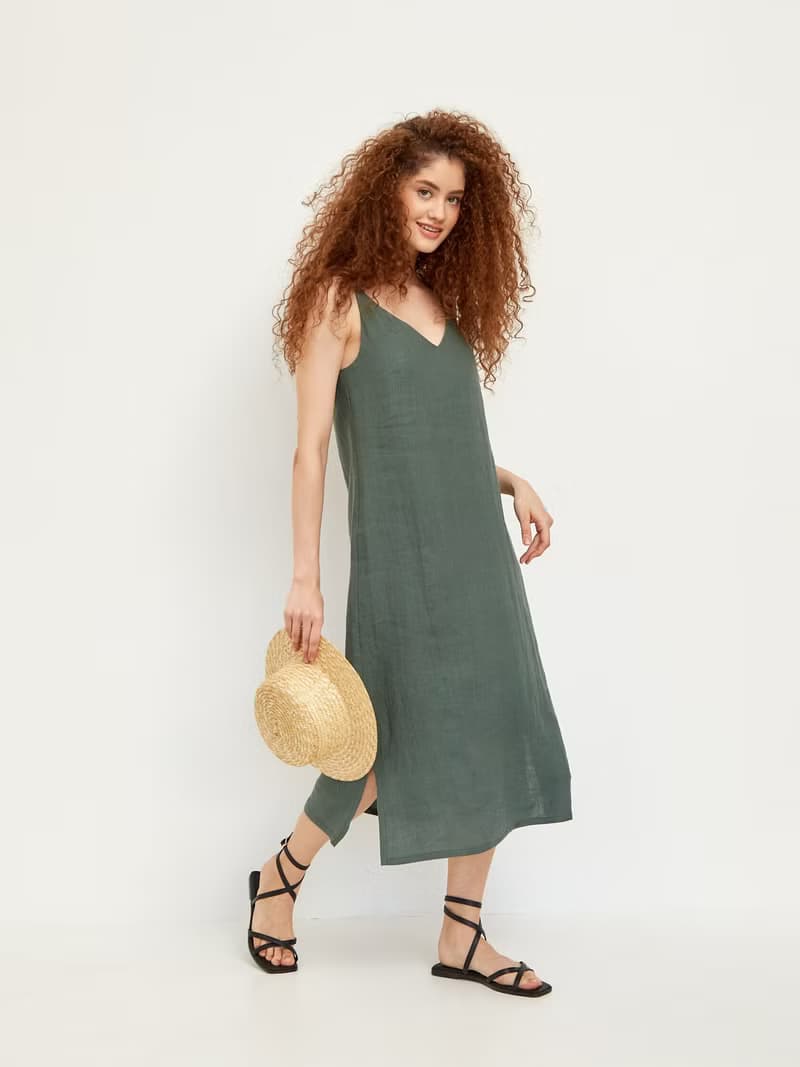 Sleeveless V-Neck Maxi Dress The Best Gift for Her Summer Days