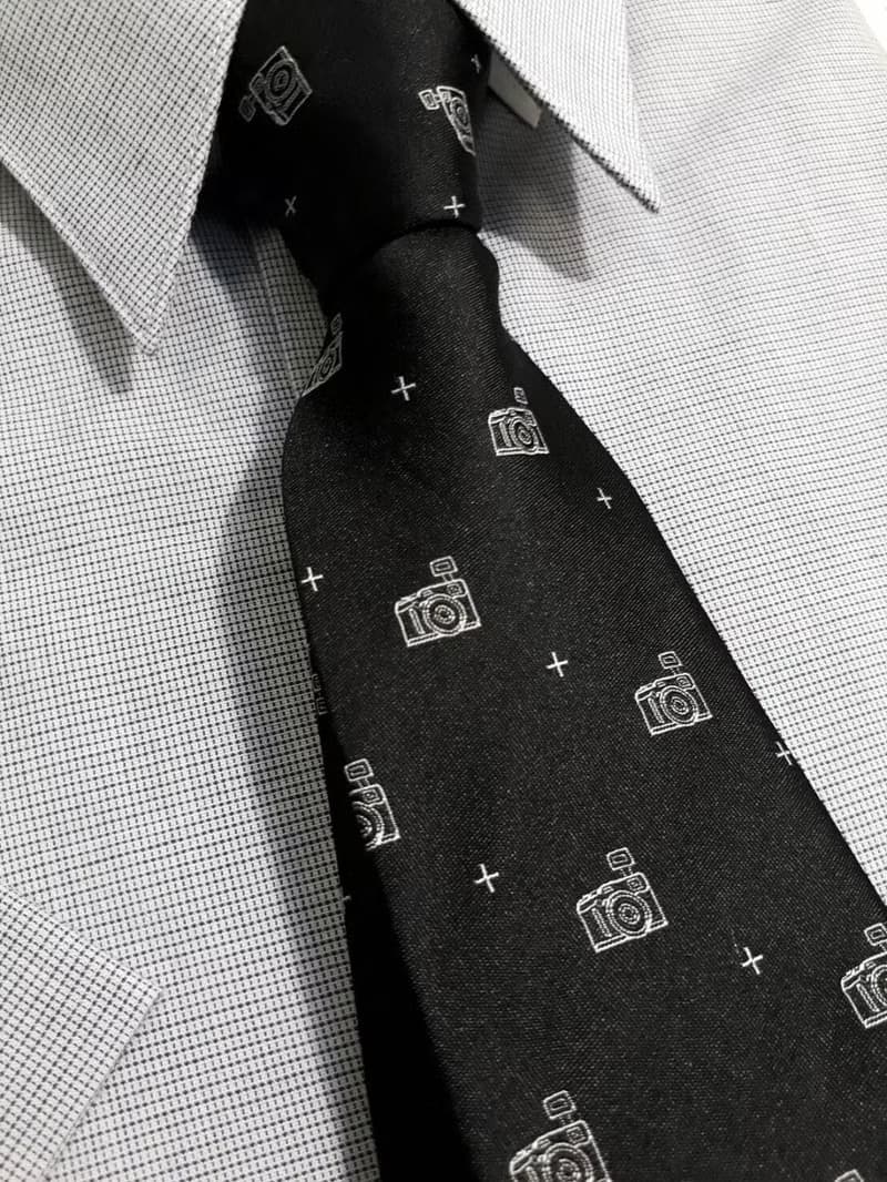 經典相機蠶絲領帶 Neckties