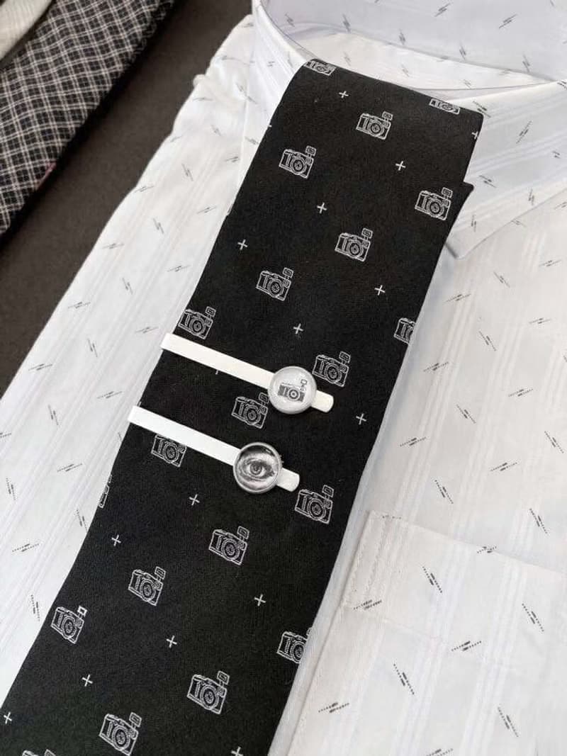 經典相機蠶絲領帶 Neckties