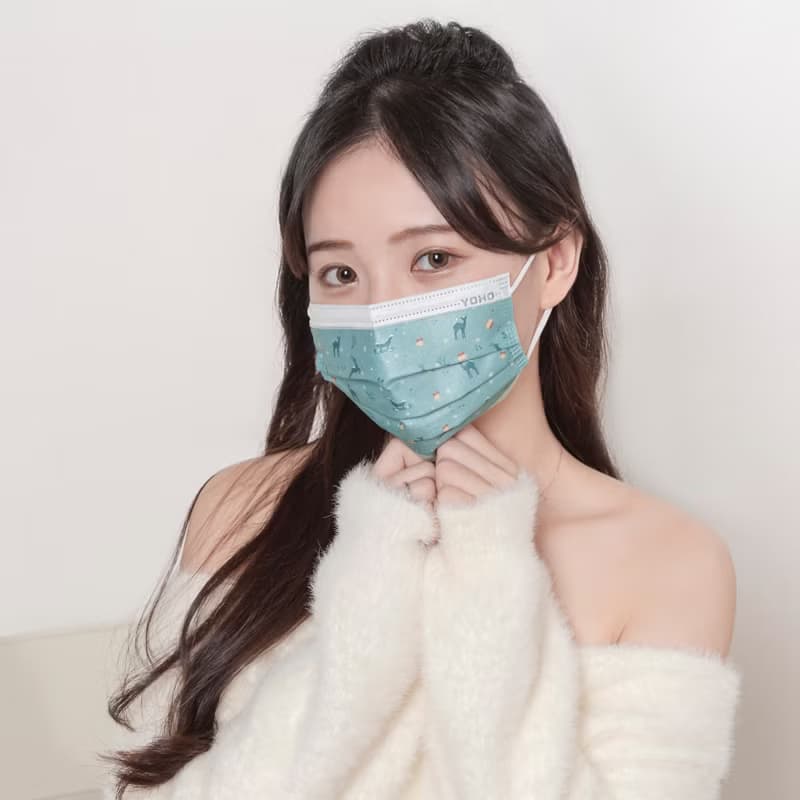 佑合成人醫療口罩 暮光聖誕 (馴鹿款) 10入
