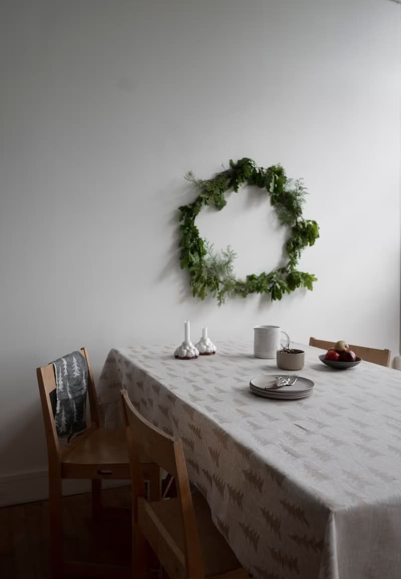 北歐設計師款 – 冷杉桌巾(147X147cm) Gran Tablecloth, Sand