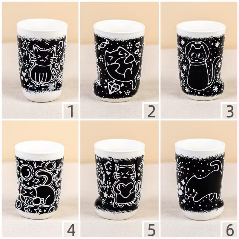 Unique Paw Shaped Coffee Mugs, 3D Crafted Cartoon Cat Tumblers for Water/Tea