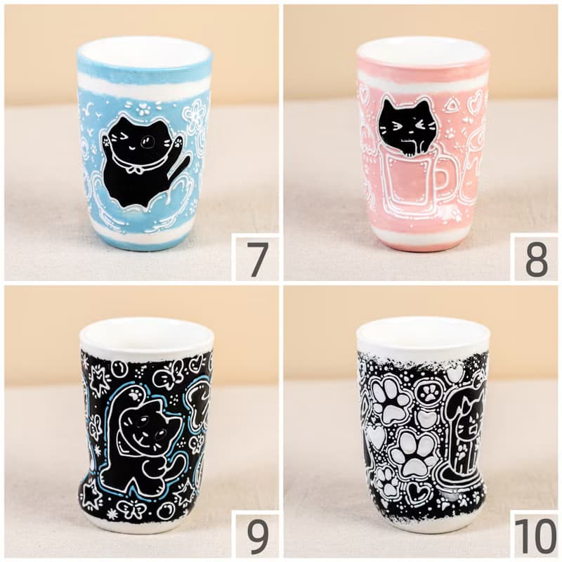 Unique Paw Shaped Coffee Mugs, 3D Crafted Cartoon Cat Tumblers for Water/Tea