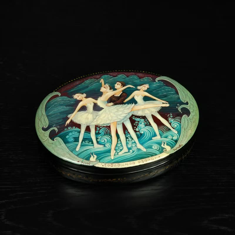 Swan Lake ballet lacquer box Mariinsky Christmas Gift Wrapping