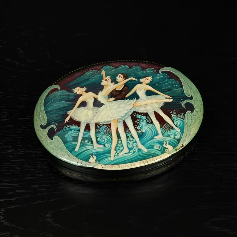 Swan Lake ballet lacquer box Mariinsky Christmas Gift Wrapping