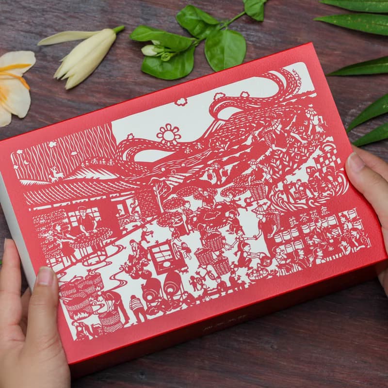 【窨花尋芳】傳統窨製工藝台灣味花茶 x 剪紙藝術_附提袋