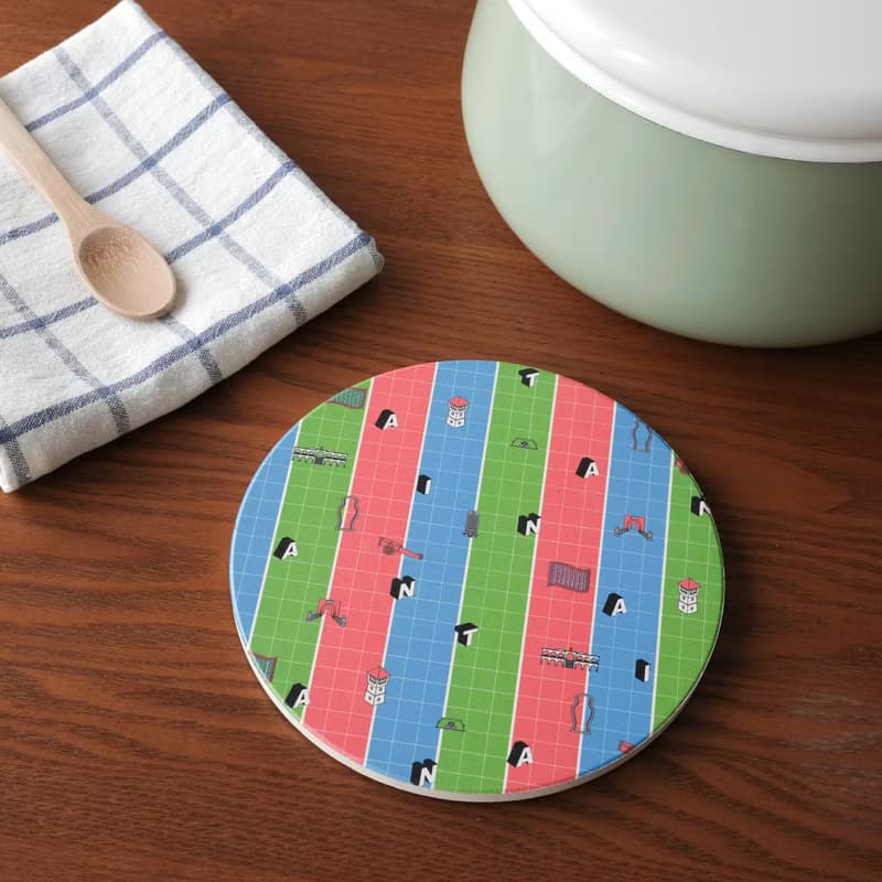 【錦源興】茄芷袋陶瓷防滑鍋墊 l 隔熱墊 止滑墊 圓形鍋墊 禮物