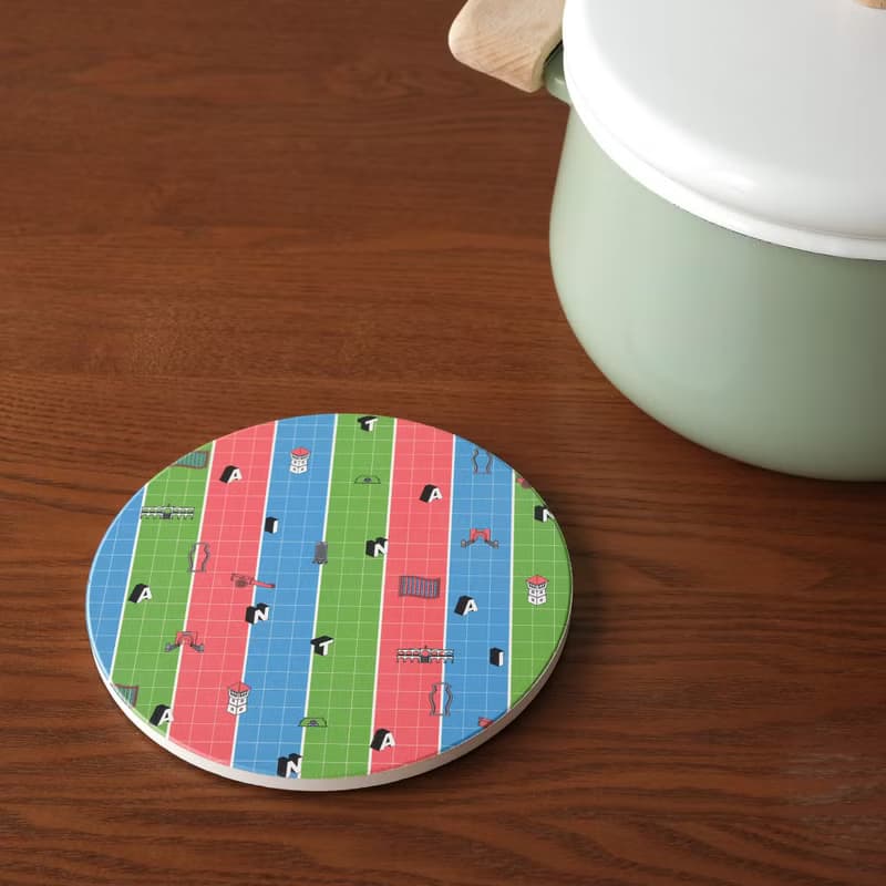 【錦源興】茄芷袋陶瓷防滑鍋墊 l 隔熱墊 止滑墊 圓形鍋墊 禮物