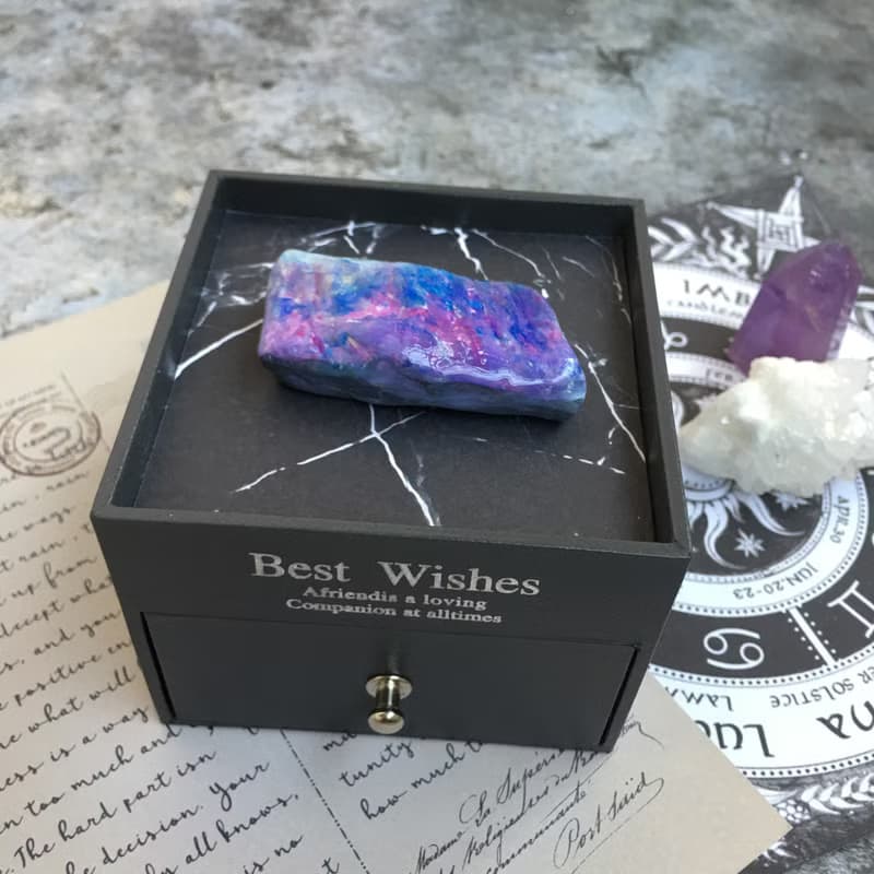 尤朵拉小屋 宇宙星座礦石、情人節禮物、仿真手作礦石、天蠍座