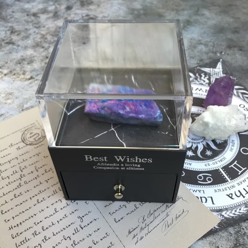 尤朵拉小屋 宇宙星座礦石、情人節禮物、仿真手作礦石、天蠍座