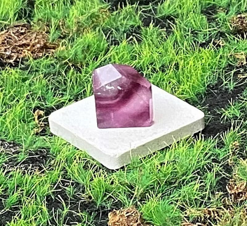 能量水晶-能量夢幻彩虹漸層螢石 增智慧 屏除雜亂思緒 入厝禮物