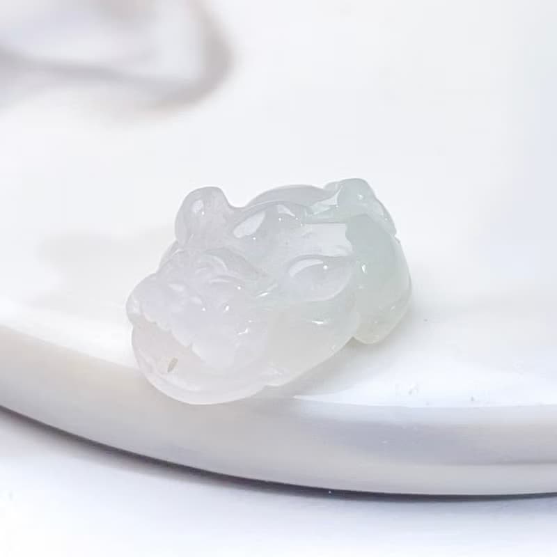 【招財神獸】冰種翡翠貔貅吊飾 | 天然緬甸玉翡翠A貨|送禮