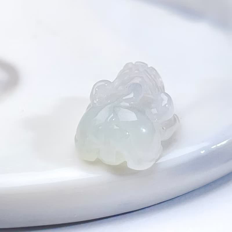 【招財神獸】冰種翡翠貔貅吊飾 | 天然緬甸玉翡翠A貨|送禮