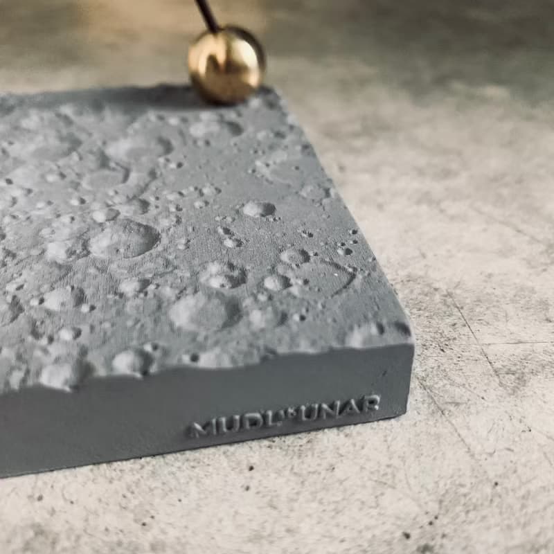 MUDLAB LUNAR NASA 水泥月球表面 線香座