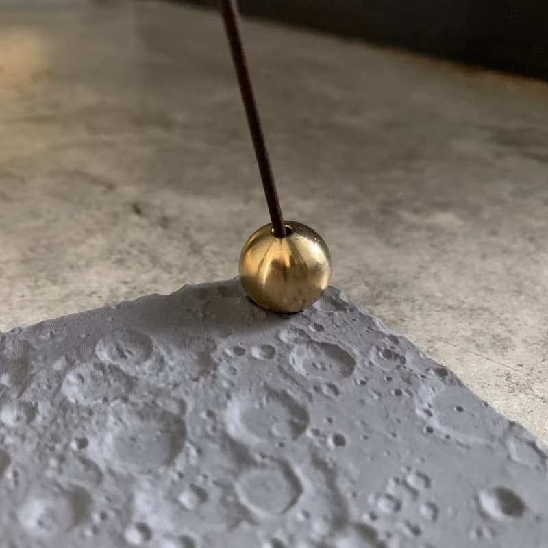 MUDLAB LUNAR NASA 水泥月球表面 線香座