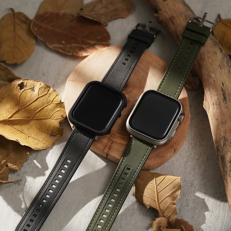 Apple watch - 防水輕便 蘋果錶帶 真皮錶帶  裝飾