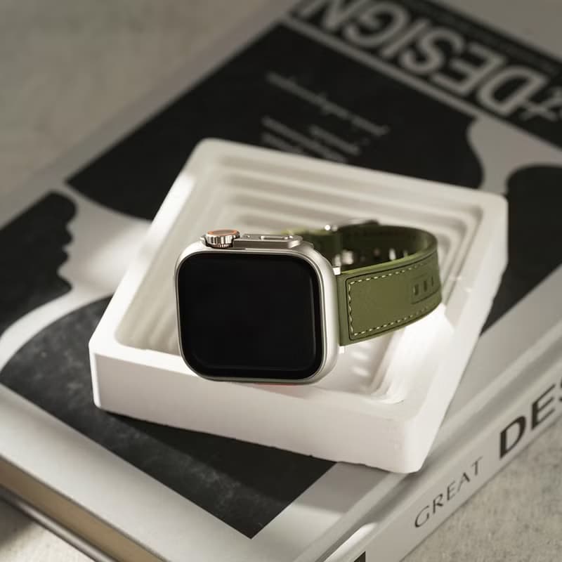Apple watch - 防水輕便 蘋果錶帶 真皮錶帶  裝飾