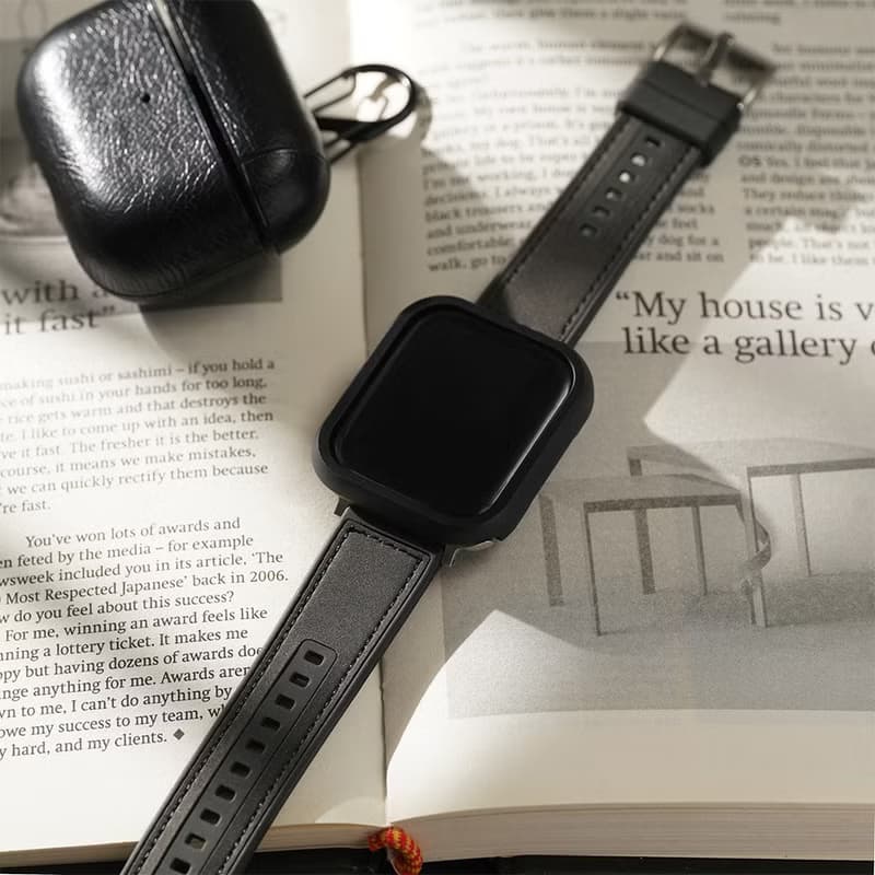 Apple watch - 防水輕便 蘋果錶帶 真皮錶帶  裝飾