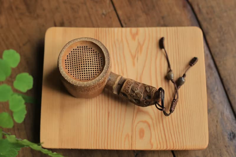竹製品 | 竹節茶漏 竹根把手 | 茶具 茶器 | 手工打磨 自然健康