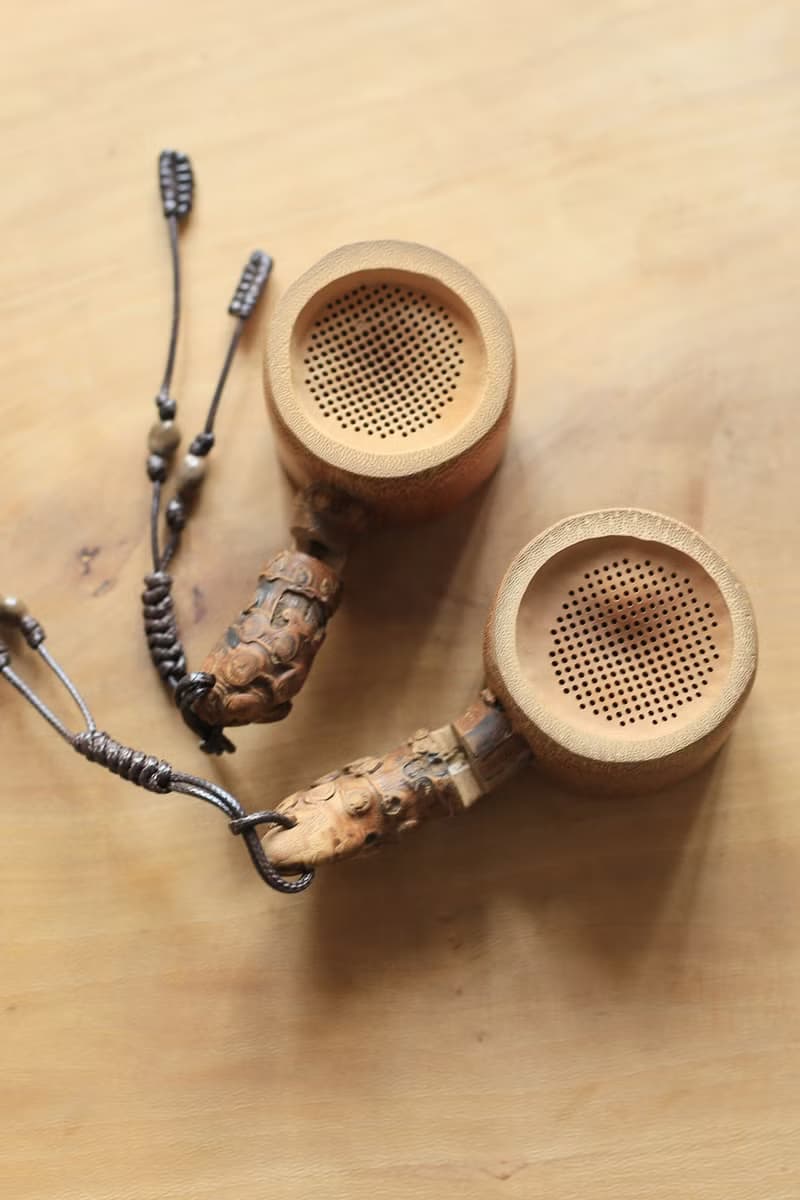竹製品 | 竹節茶漏 竹根把手 | 茶具 茶器 | 手工打磨 自然健康