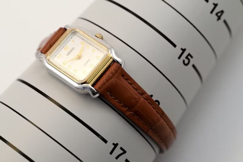 送料無料  SEIKO Lucent 4N21-5240 White Dial 女性用腕時計 クォーツ Tank Shap 手錶 古董錶 復古手錶 日本発送