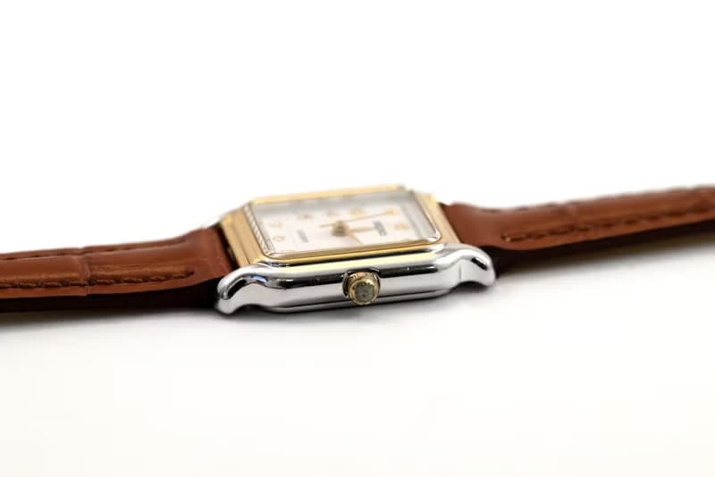 送料無料  SEIKO Lucent 4N21-5240 White Dial 女性用腕時計 クォーツ Tank Shap 手錶 古董錶 復古手錶 日本発送