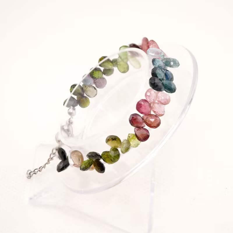 寶麗金珠寶-天然彩色碧璽手鍊