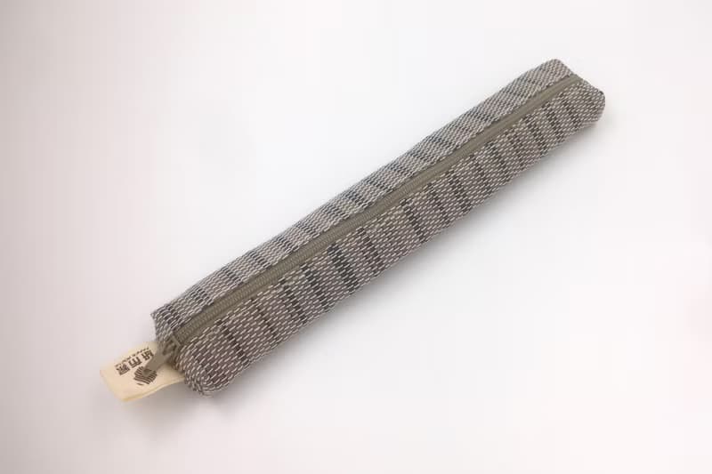 【紙布家】紙線編織 小餐具袋 波紋灰